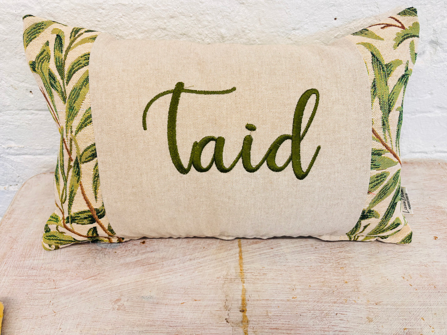 Cwtch William Morris Willow Bough Tapestry Cushion -Cwtch/Cwtsh