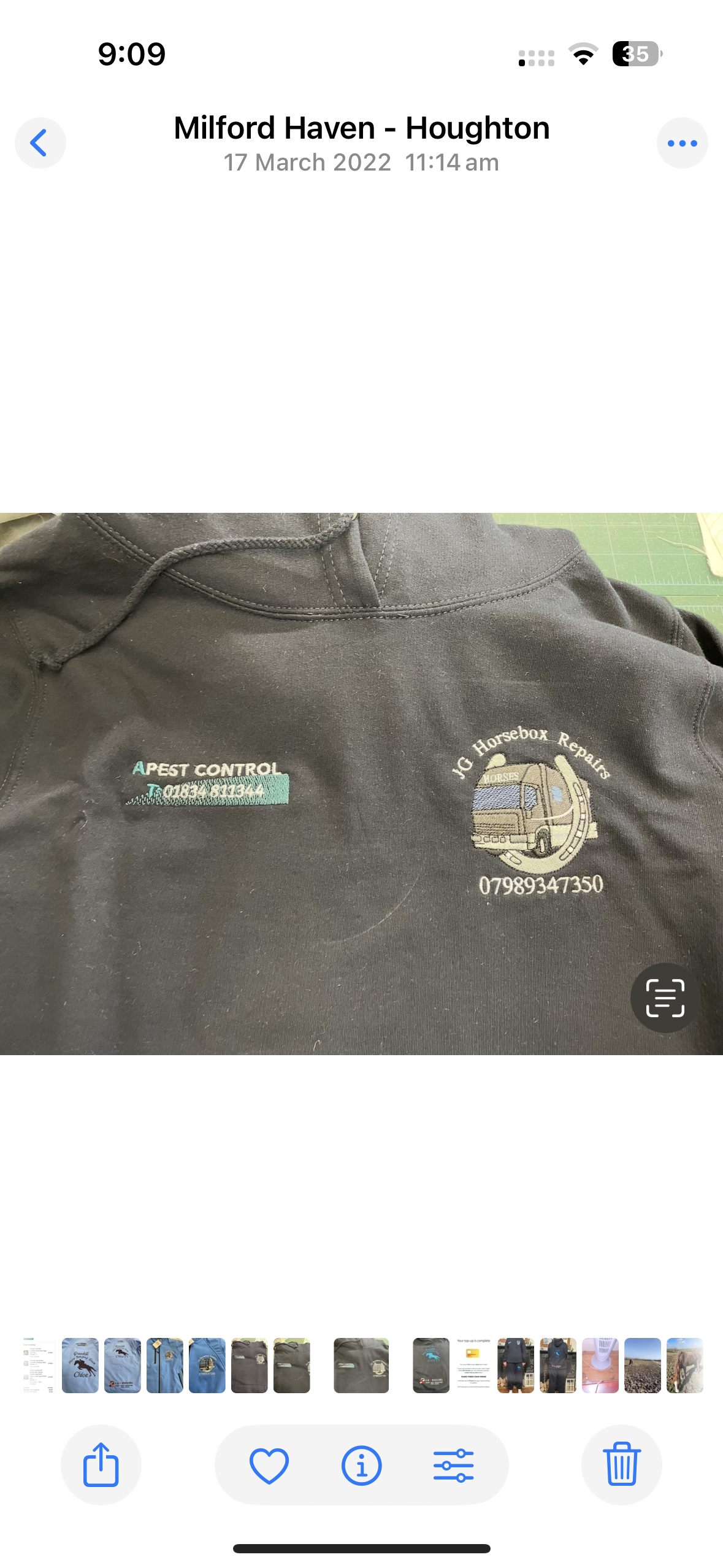 Personalised embroidered Hoodie-Business logo -
