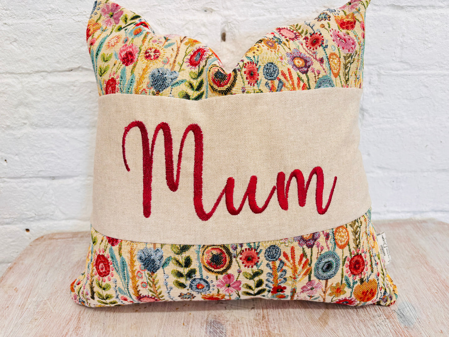 Kew Garden Gloral Tapestry Square cushionMother’s Gift, Personalised Cushion, Gift for Mum.