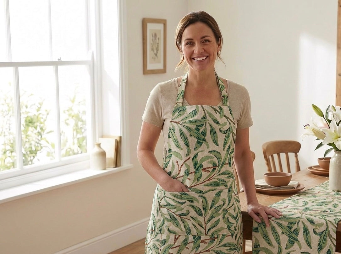 William Morris Willow Bough Apron