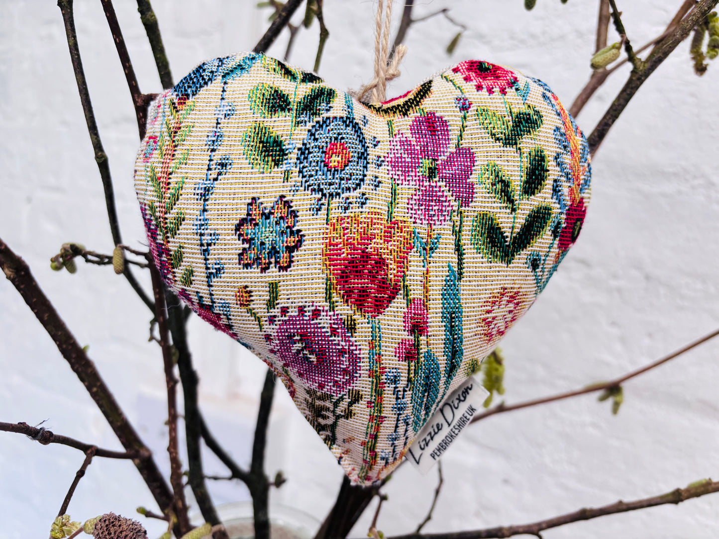 Lavender Heart - Tapestry style Heart