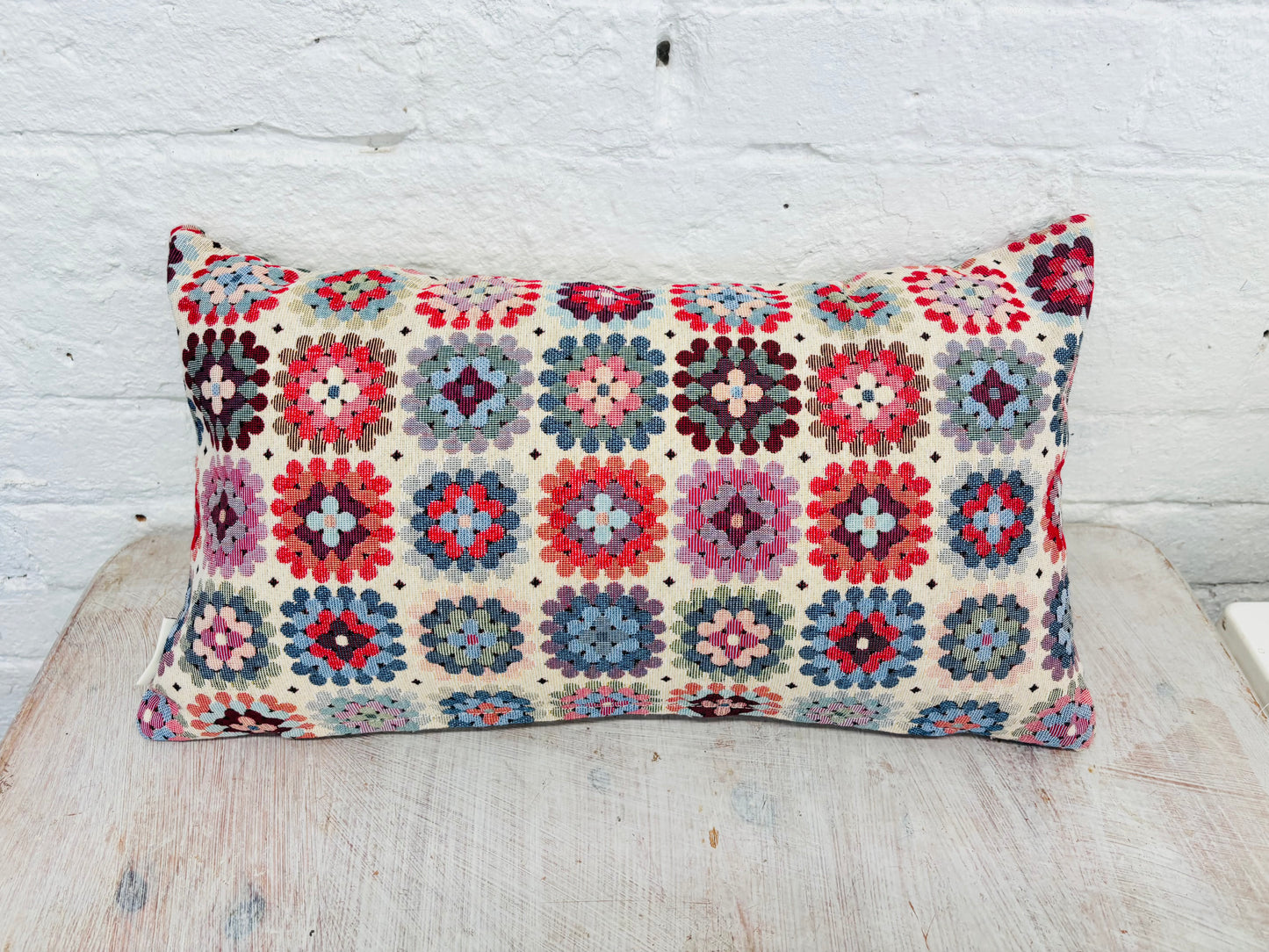 Cariad Crochet style Cushion-Rectangle Cushion