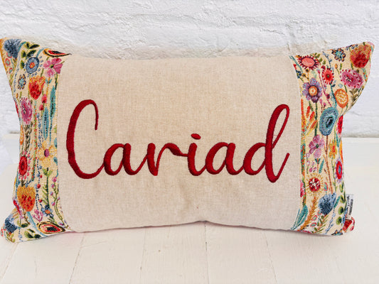 Cariad Kew Gardens Floral Tapestry Cushion