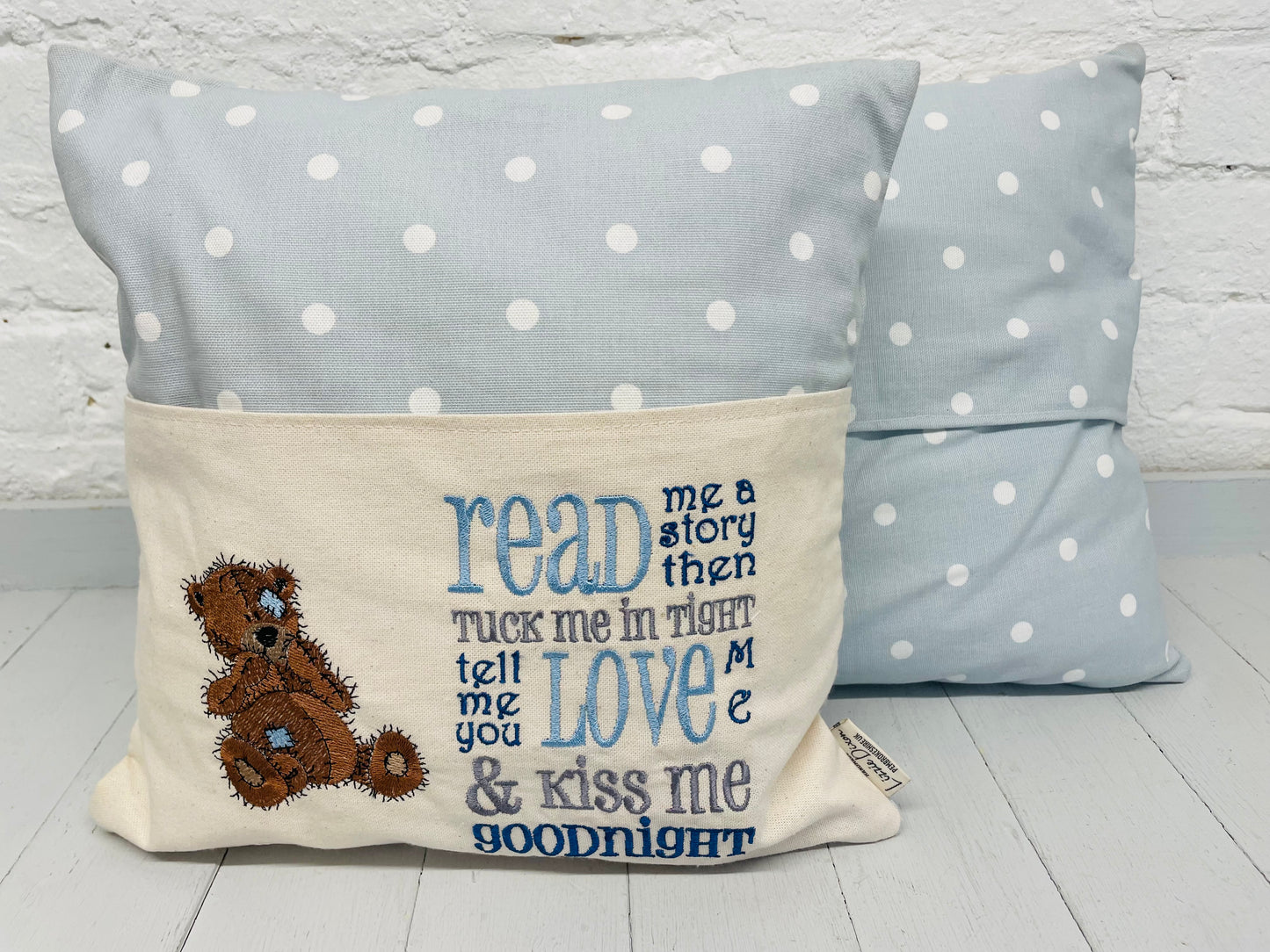 Tatty Teddy Children's Reading Book Cushion.
