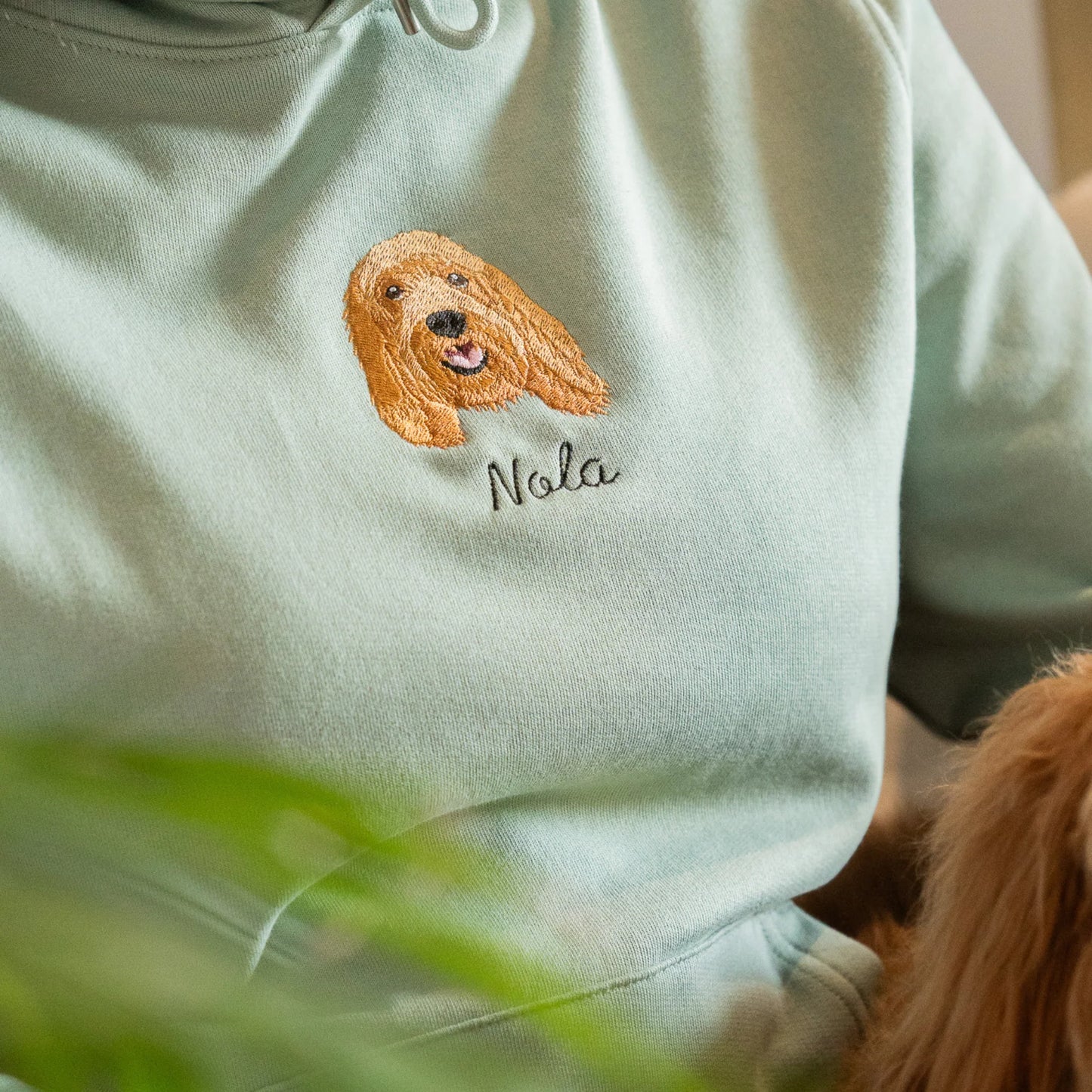 Personalised embroidered Hoodie-Business logo -Pet Portrait