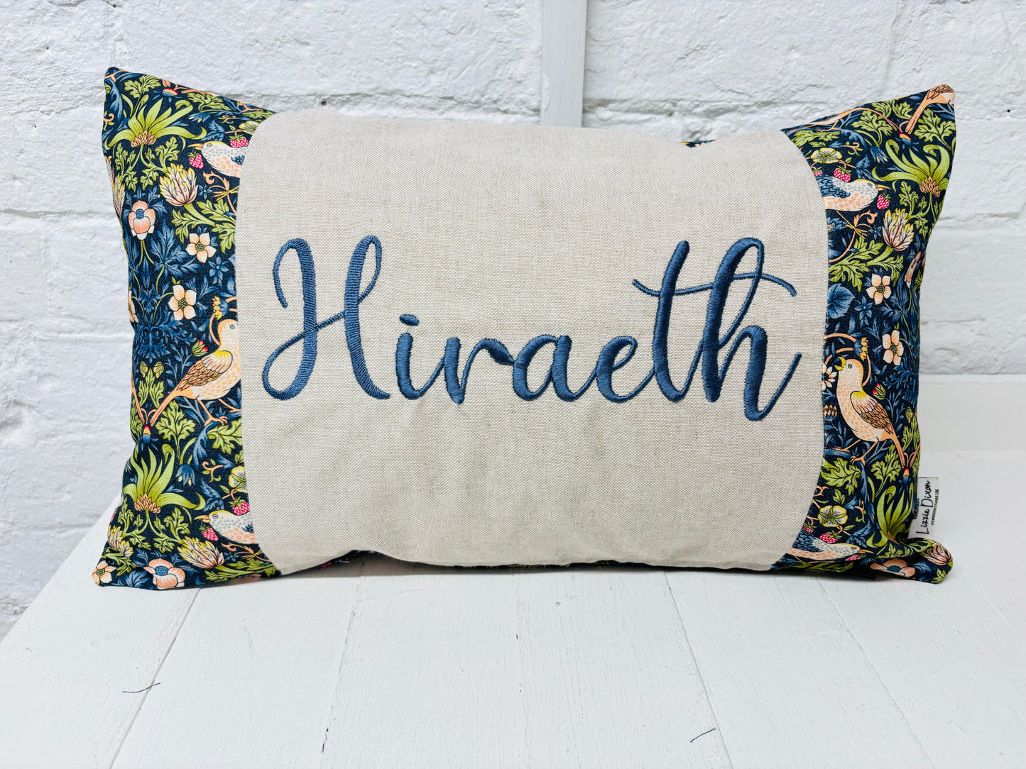 Cwtch William Morris Strawberry Thief Tapestry Cushion -Cwtch/Cwtsh