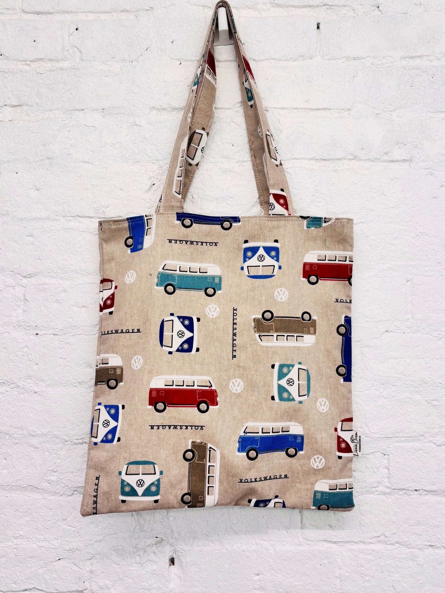 Camper Van Tote style Shopping Bag
