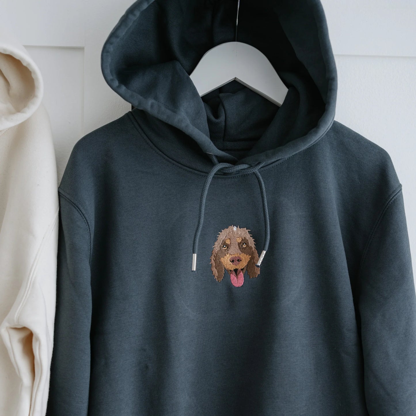 Personalised embroidered Hoodie-Business logo -Pet Portrait