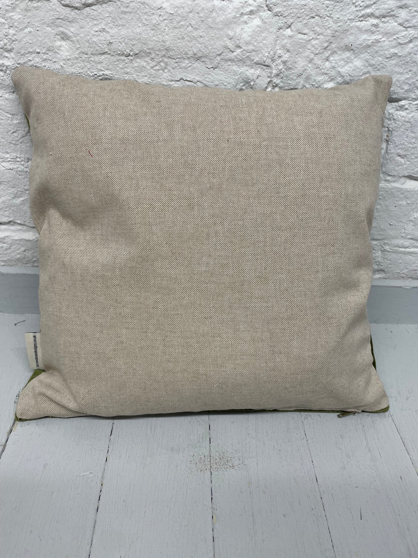 Hello Pumkin Green Velvet 12” Cushion