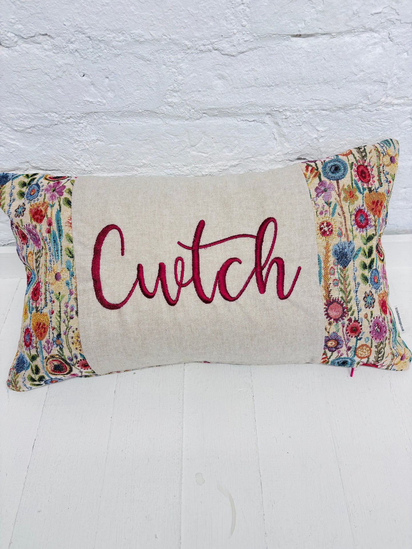 Hiraeth Kew Gardens Floral Tapestry Cushion