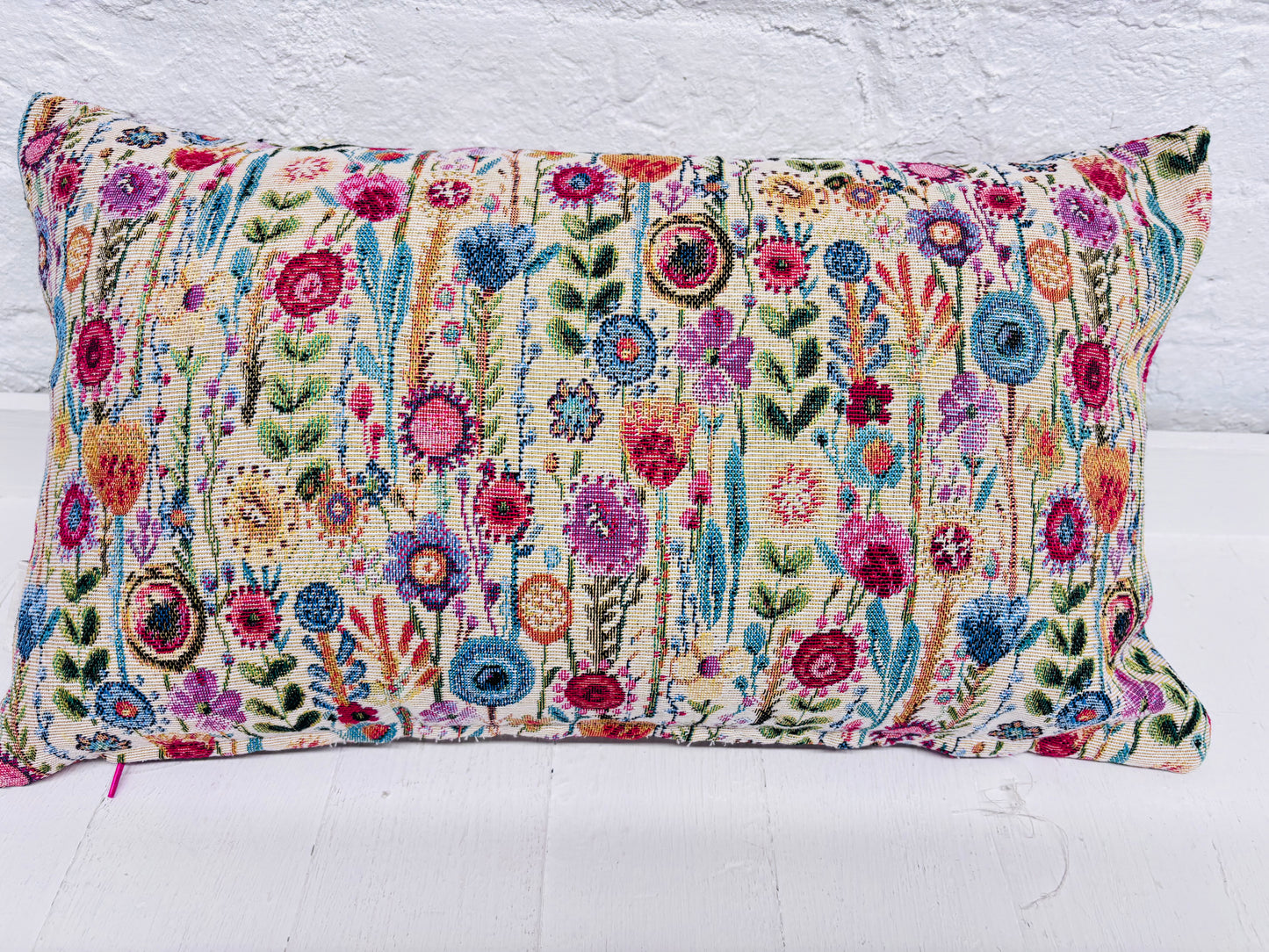 Hiraeth Kew Gardens Floral Tapestry Cushion