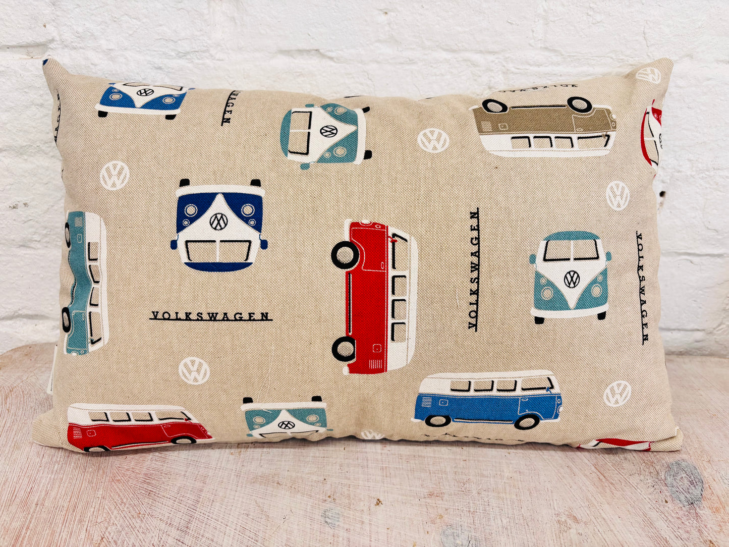 VW Campervan Cwtch Long cushion-Handmade Cushion