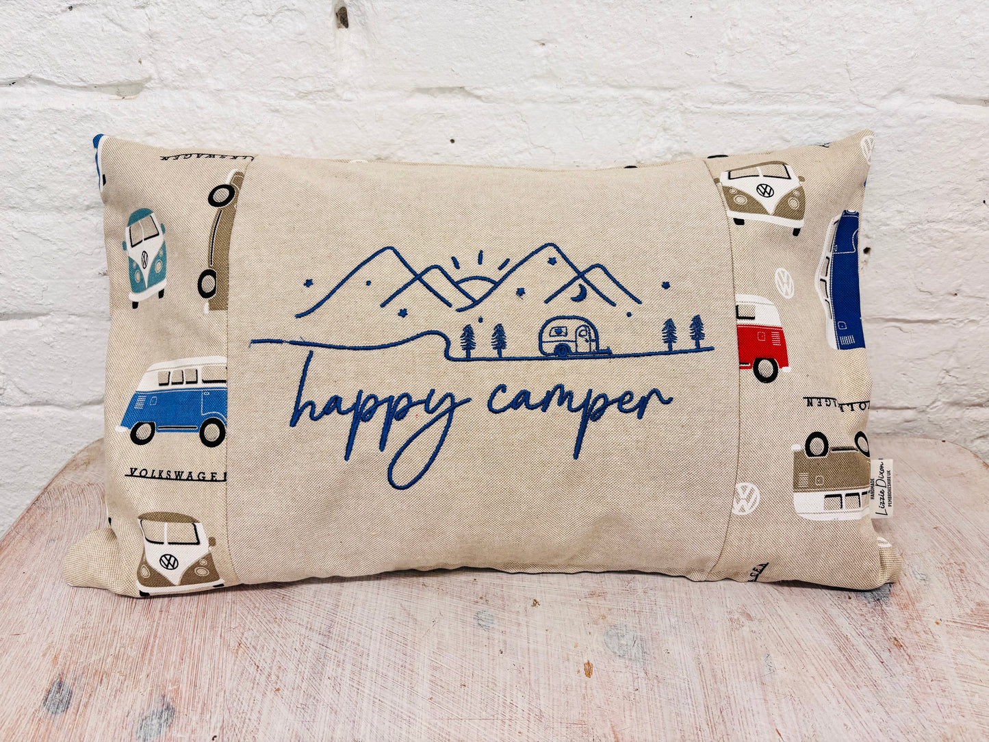 VW Campervan Cwtch Long cushion-Handmade Cushion