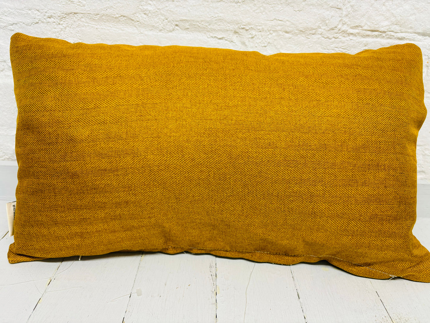 Mustard Tweed Scatter Cushion- Autumnal Cushion