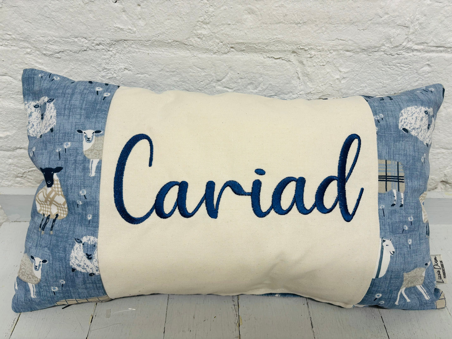 Cariad Cushion -Sheep in Jumpers cushion- Baa Baa Home Cushion