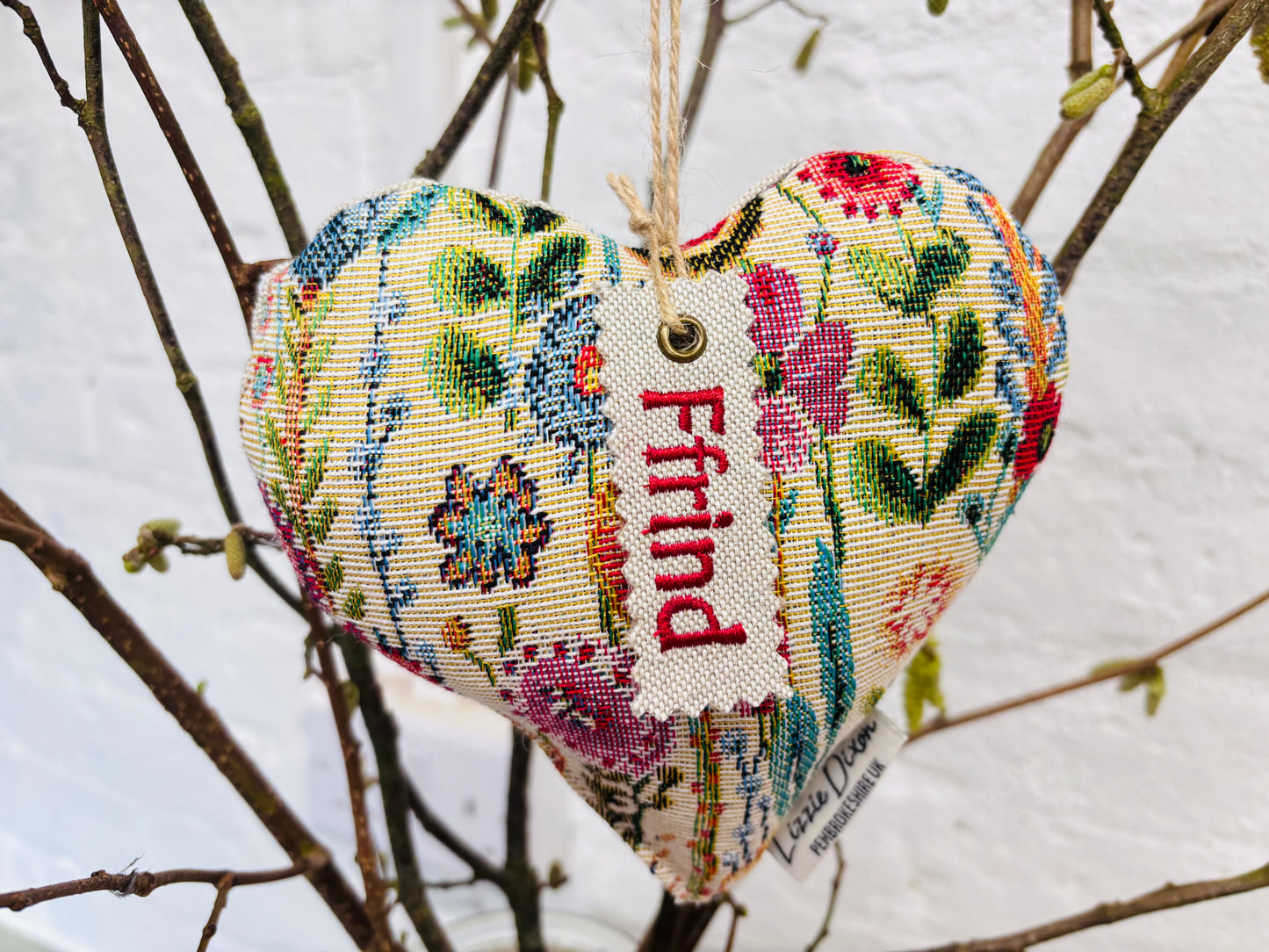 Lavender Heart - Tapestry style Heart