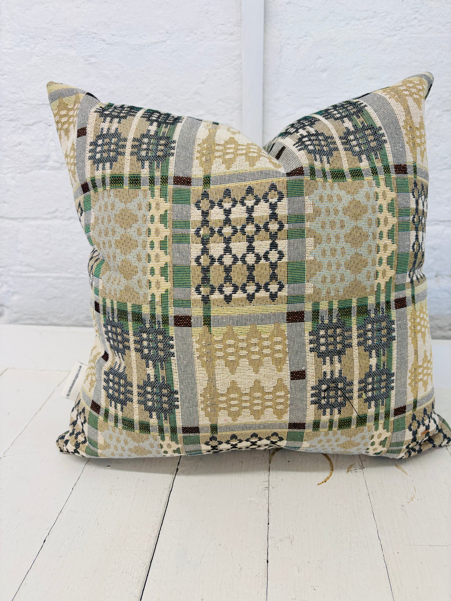 New Pastel Colours Welsh Blanket Cushion- Plain Cushion