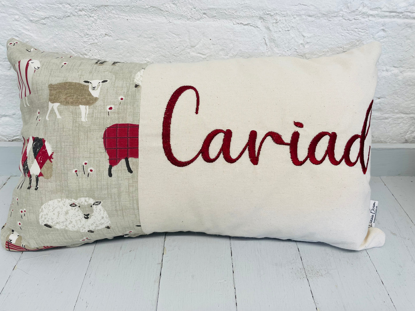 Cariad Cushion -Sheep in Jumpers cushion- Baa Baa Home Cushion