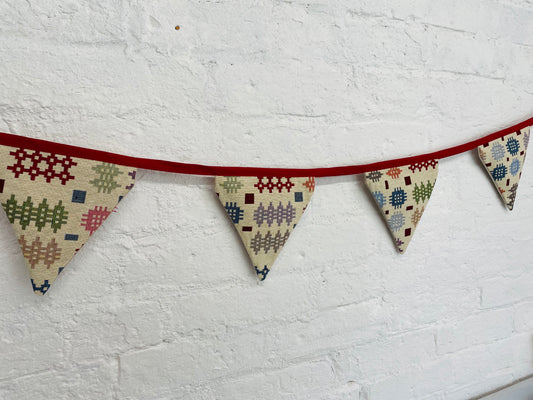 Bunting -Welsh Blanket style bunting