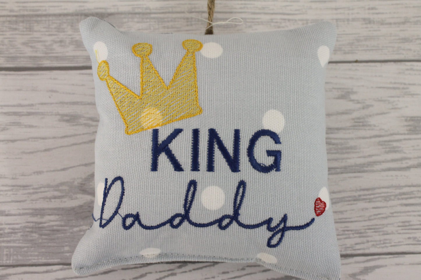 King Daddy Father's Day Gift 14” Cushion