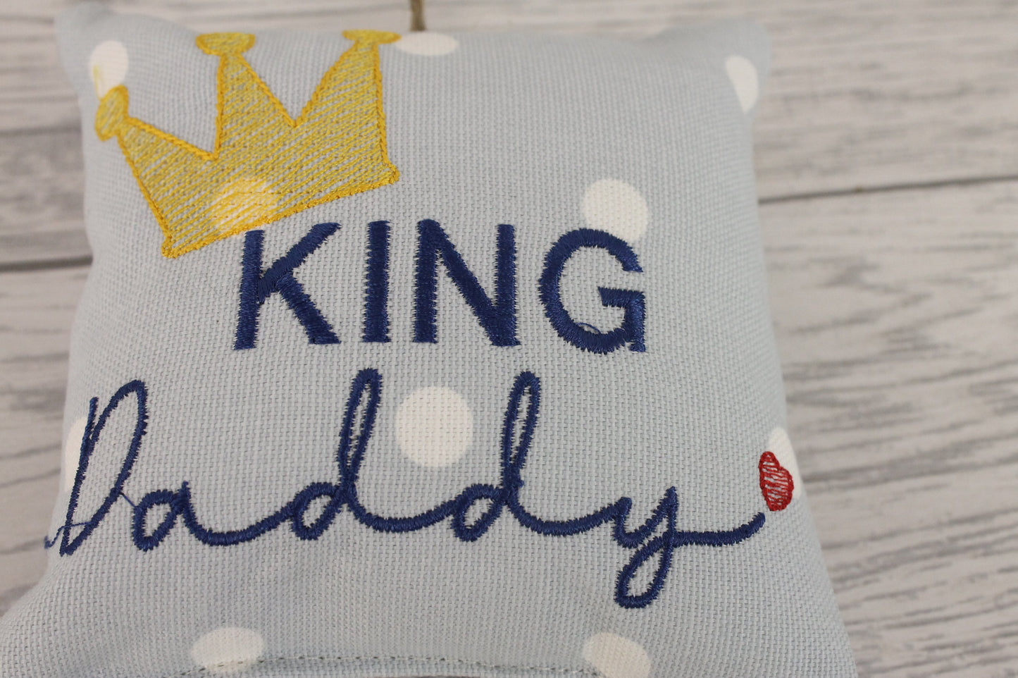 King Daddy Father's Day Gift 14” Cushion