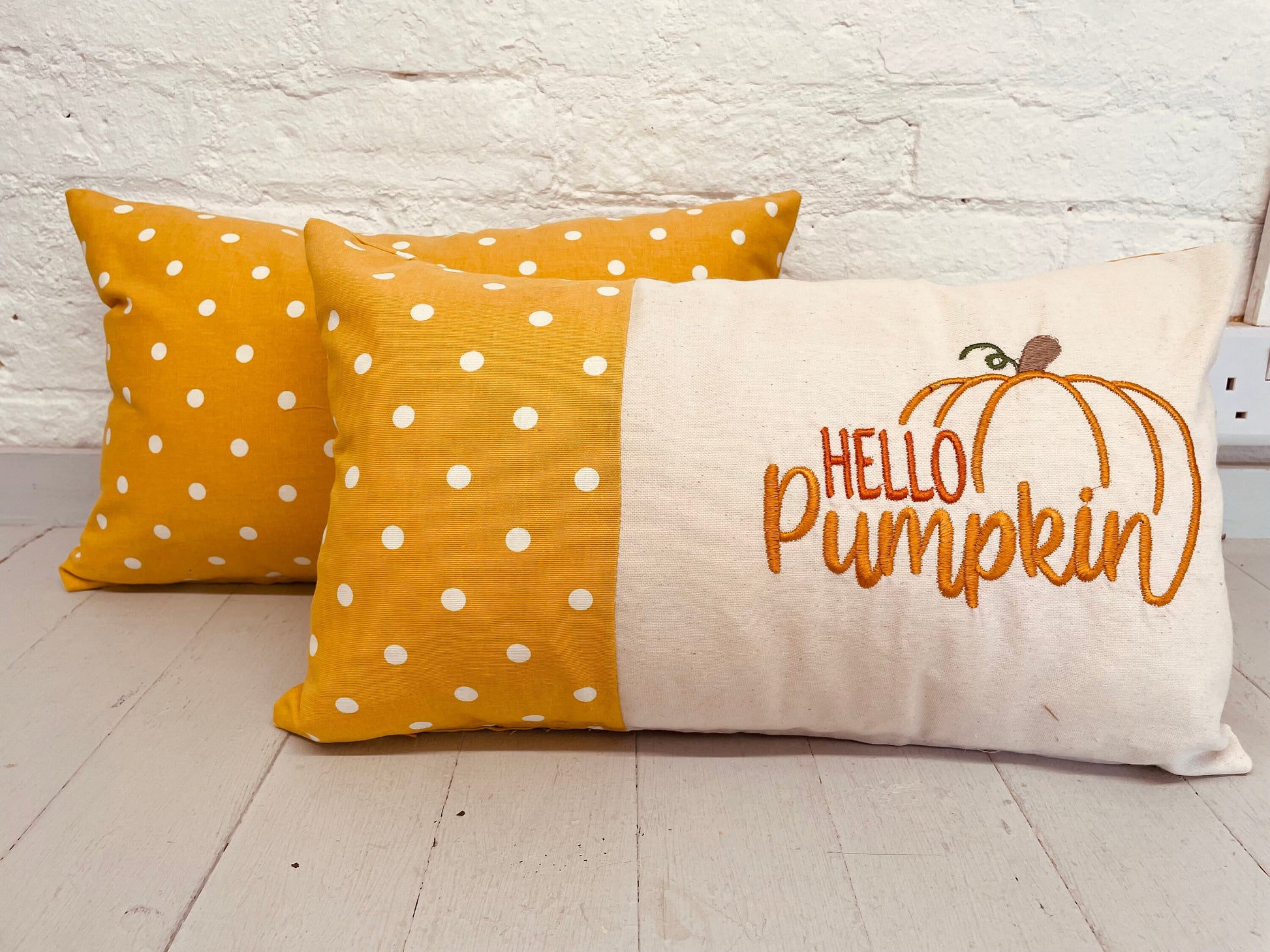 Hello Pumpkin Panel Cushion
