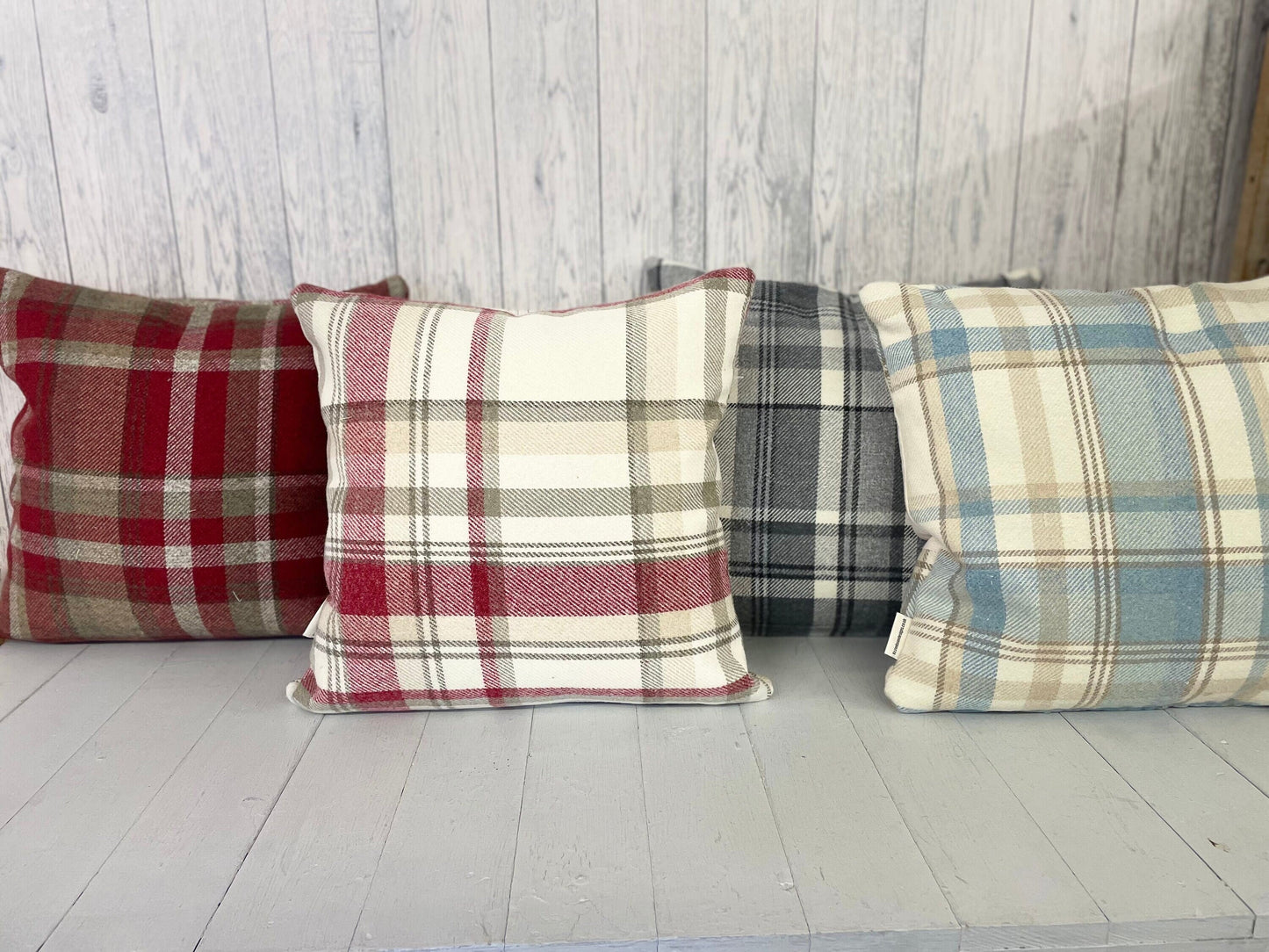 16" Wool Touch Cwtch Cushion- Cwtch Panel Cushion, Welsh Cushion