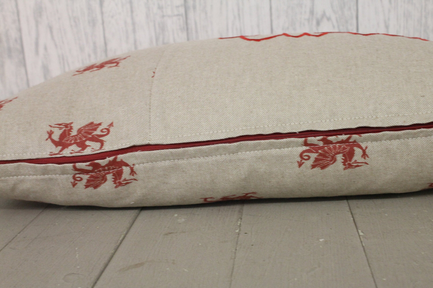 Welsh Quote Cushion- Cwtches & Cuddles Dragon Cushion- Welsh Dragon cushion- Personalised cushion-