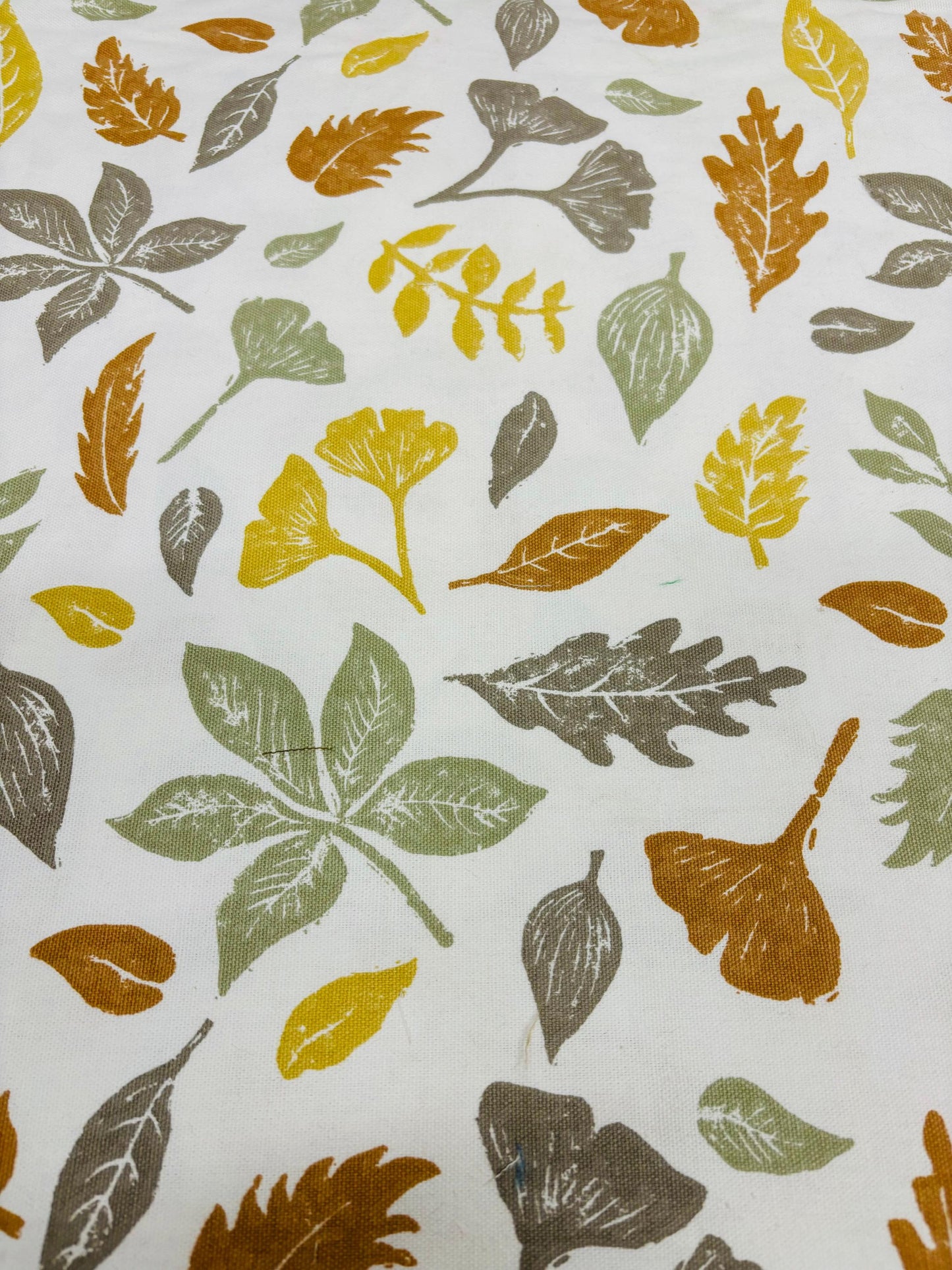 Autumnal leaf Print fabric Napkins