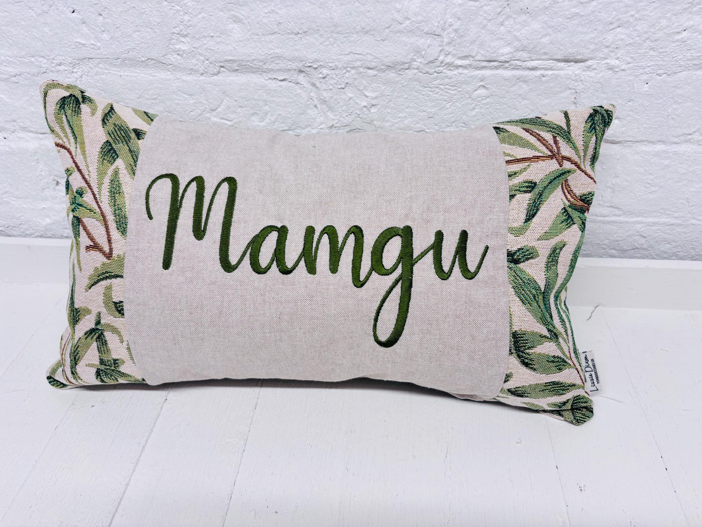 William Morris Willow Bough Tapestry Mother’s Gift, Personalised Cushion, Gift for Mum.