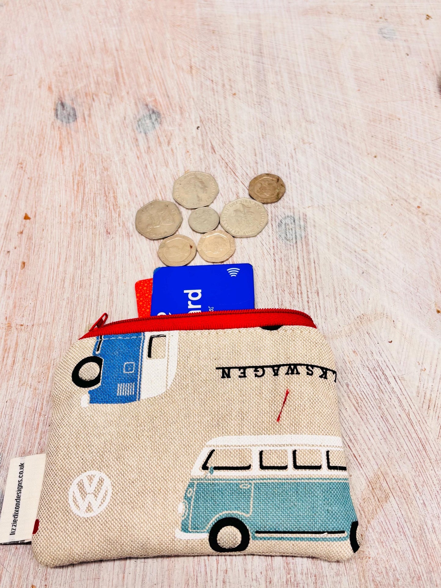 Coin Purse- VW Camper Van Fabric coin Purse