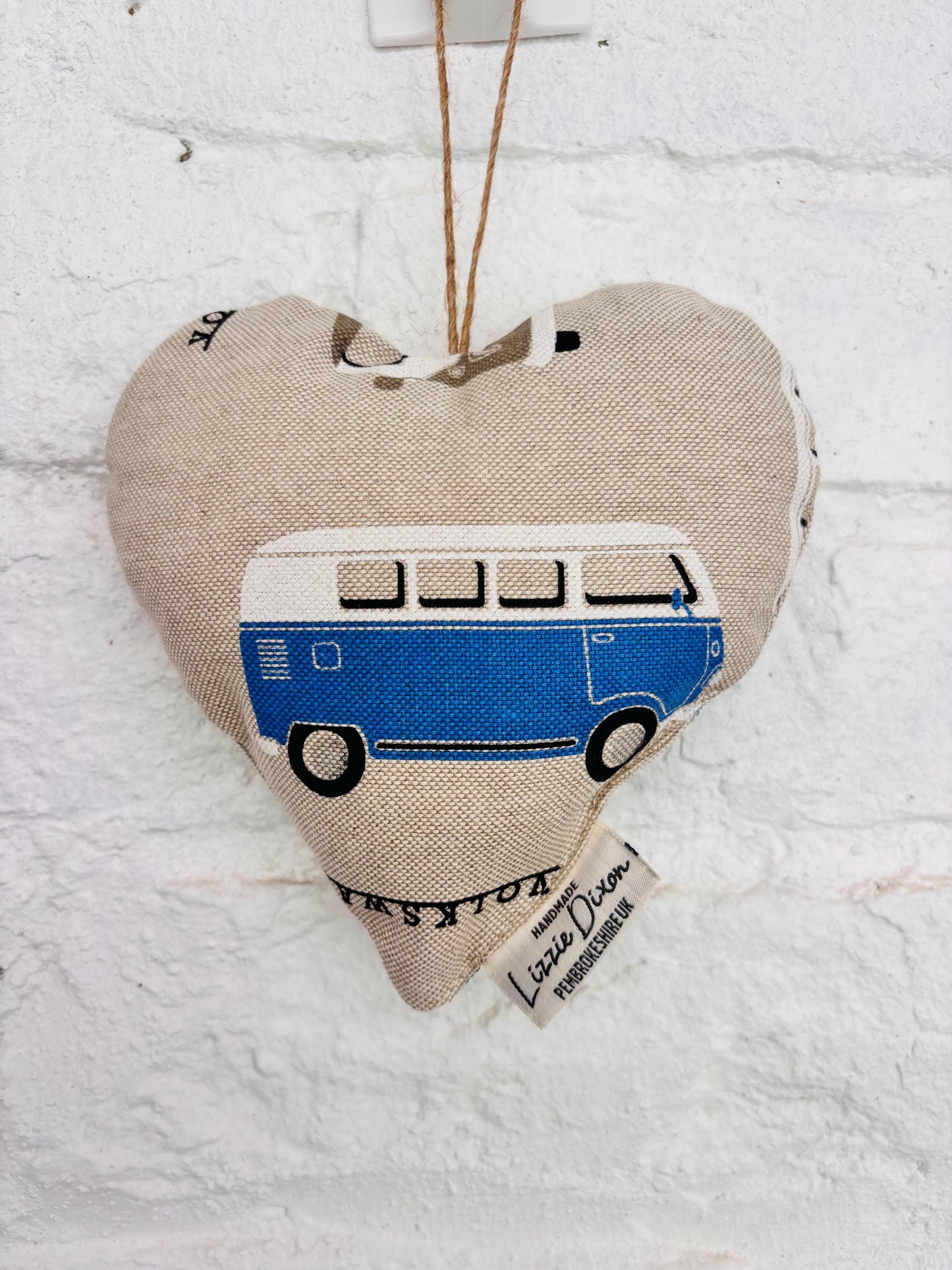Lavender Heart -VW Camper Van Heart