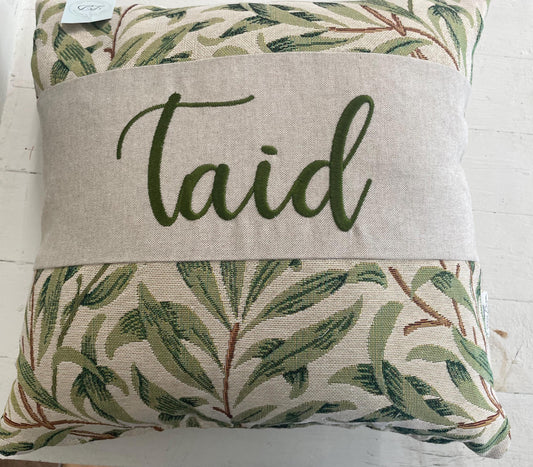 Williow Bough Tapestry Square cushion , William Morris iconic design Gift, Personalised Cushion, Gift for Him gift for grandad