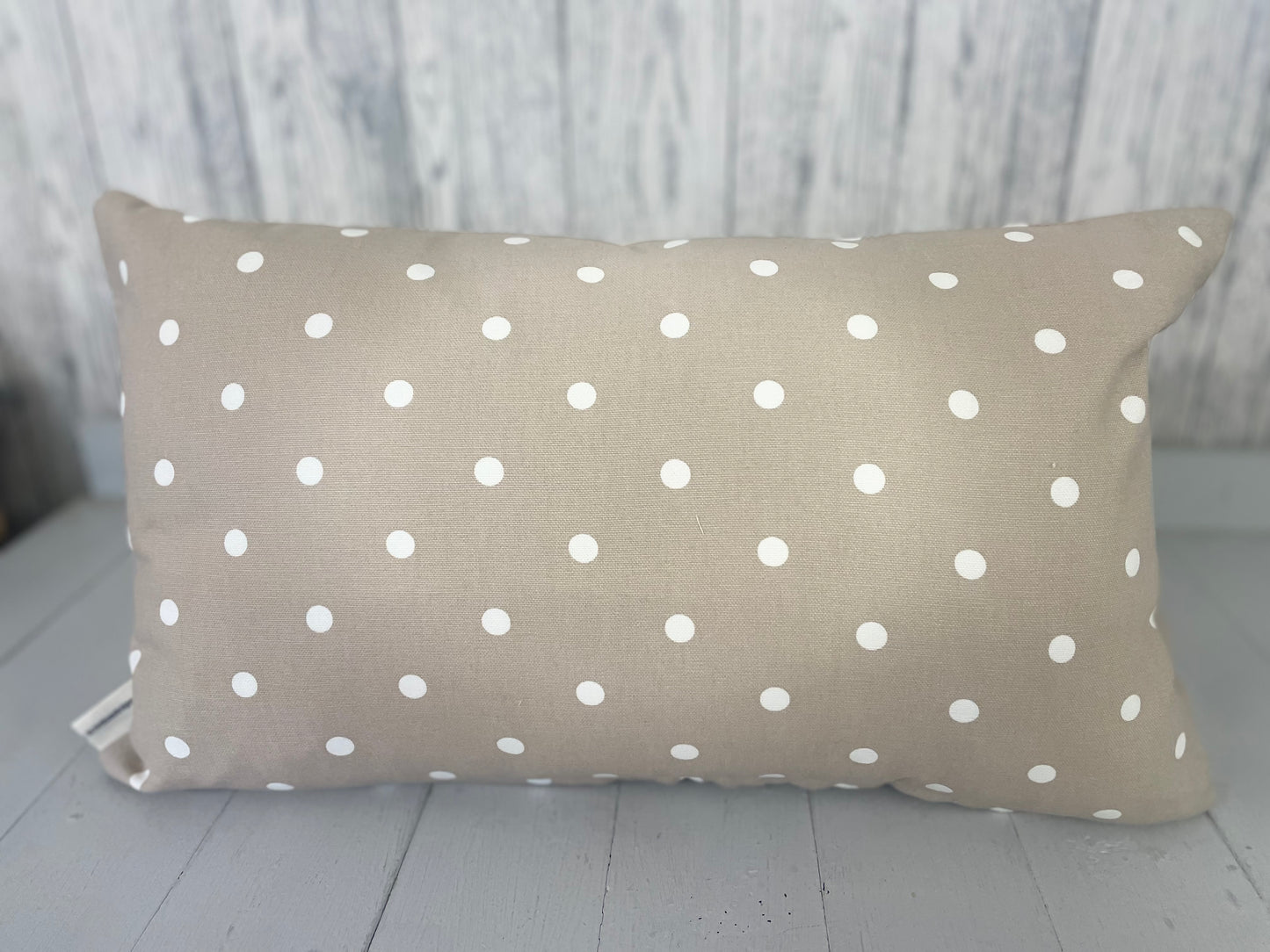 Cariad Dotty fabric Panel Cushion- Choice of 5 Colour