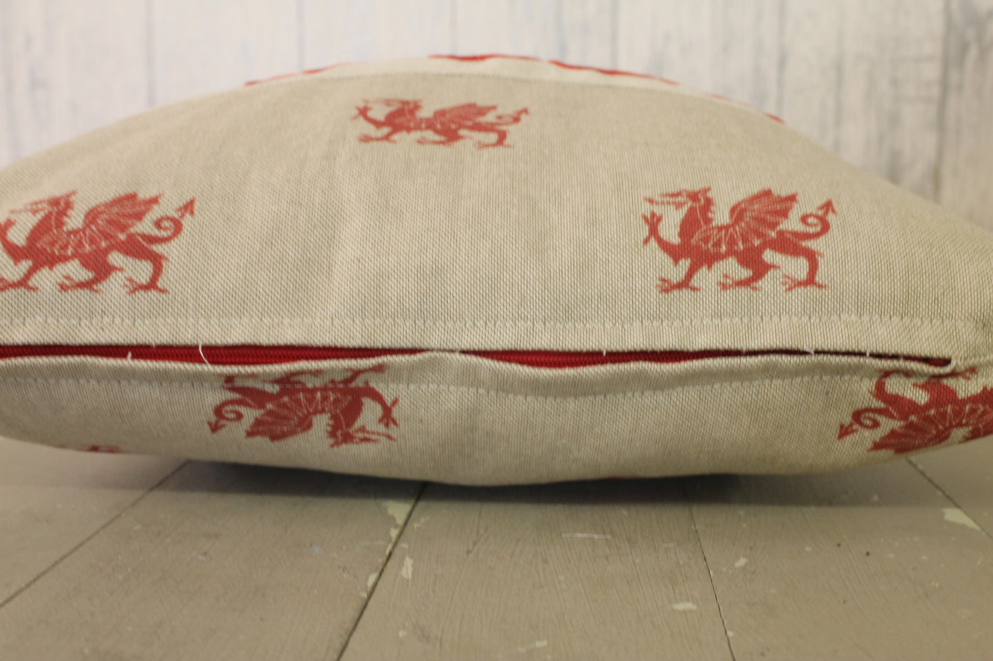 Cwtch Cushion- 16" Welsh Dragon Cwtch Cushion