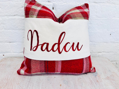 Personalised Father’s Day cushion-