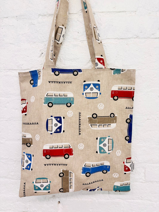 Camper Van Tote style Shopping Bag