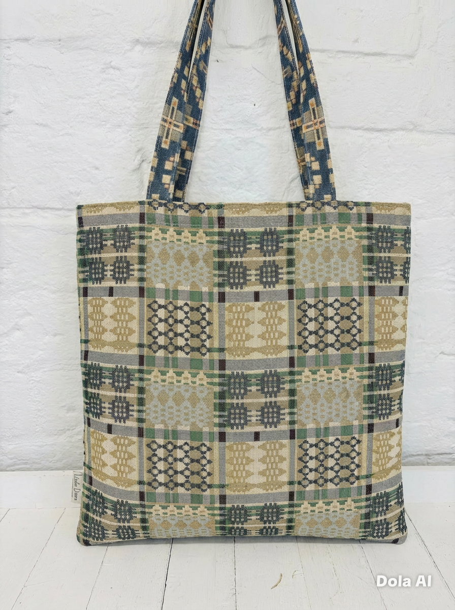 New Welsh Blanket Tote style Shopping Bag