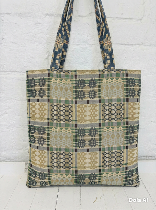New Welsh Blanket Tote style Shopping Bag