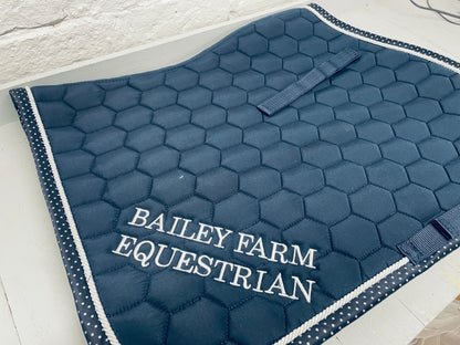 Personalised saddle pad