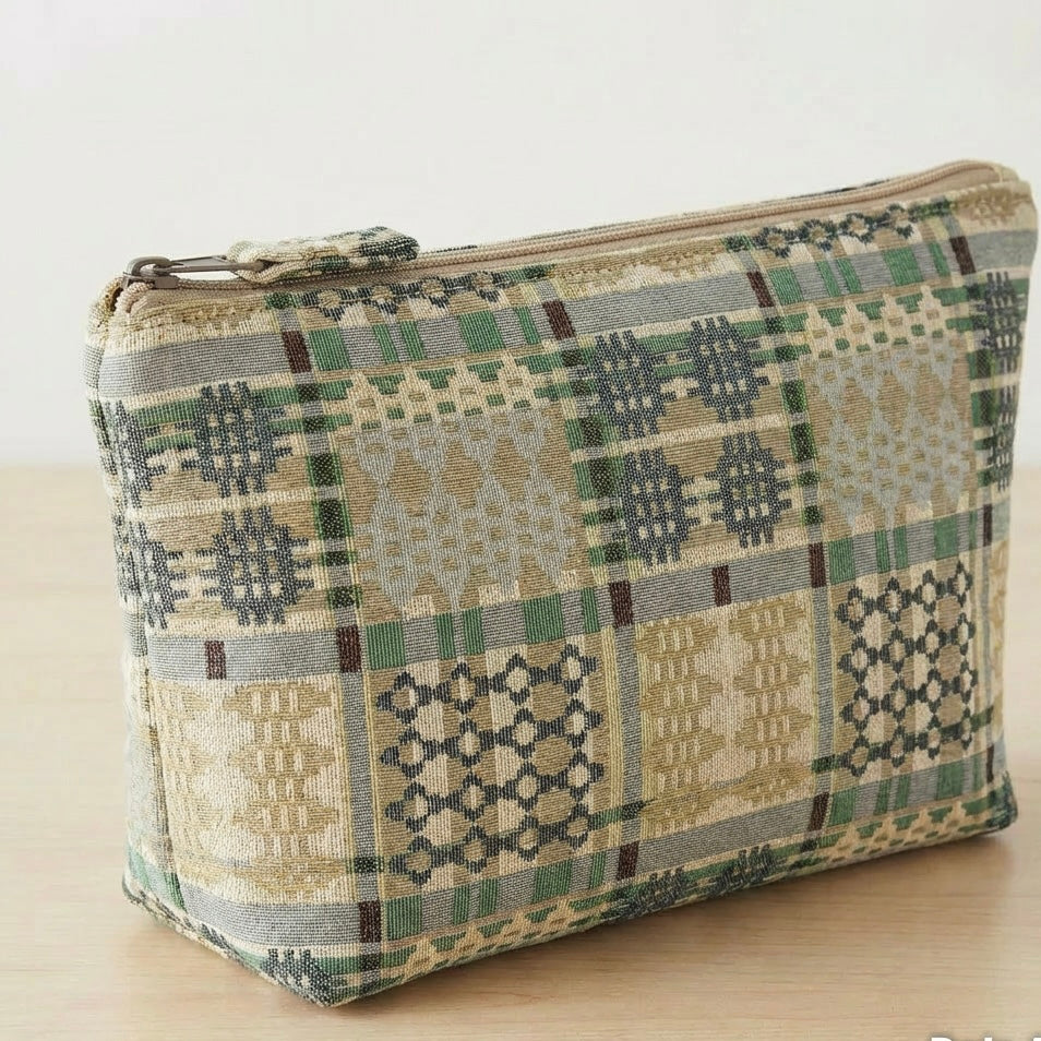 Welsh Blanket Wash bag\Make up bag