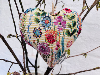 Lavender Heart - Tapestry style Heart