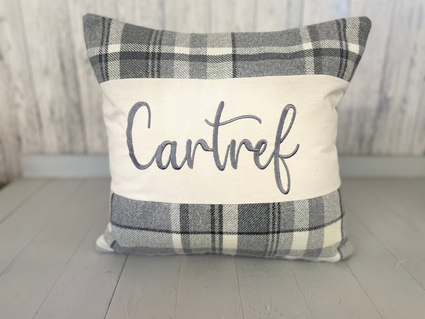 Cartref Wool Touch Panel Cushion-