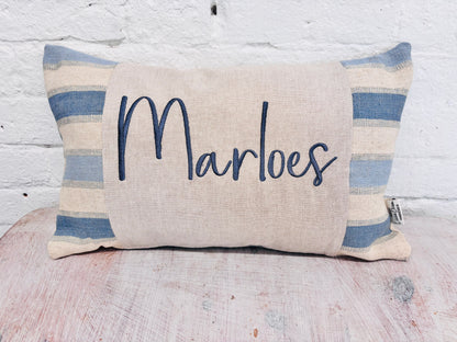 Any Place Name long Cushion-limited edition