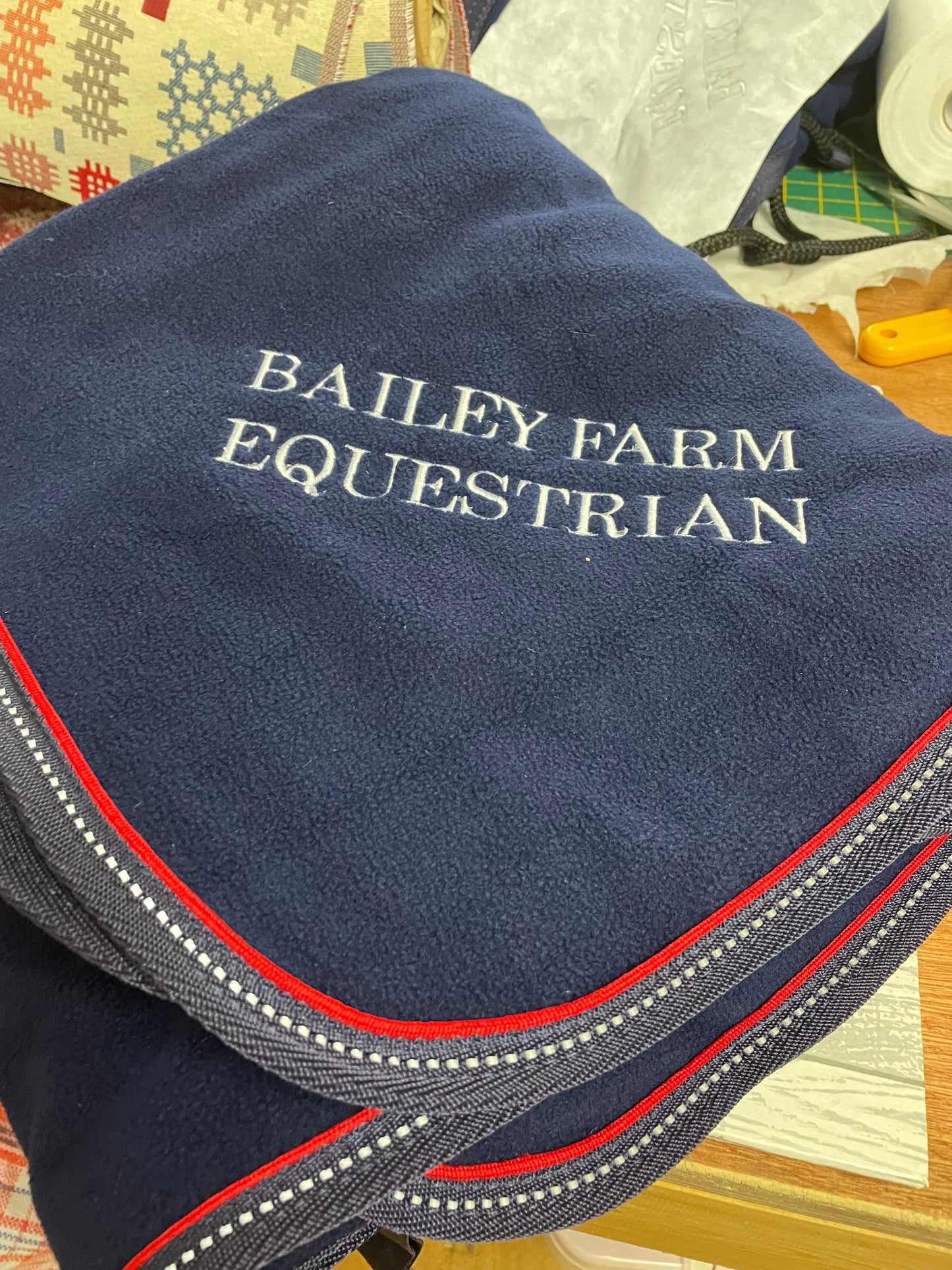 Personalised Show Fleece with Name or Logo