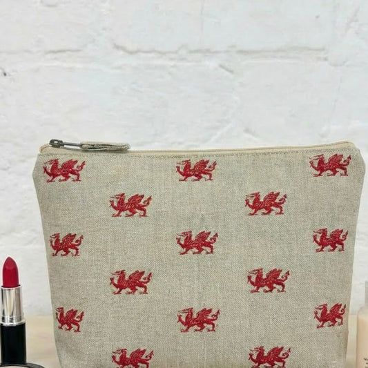 Welsh Dragon Wash bag\Make up bag