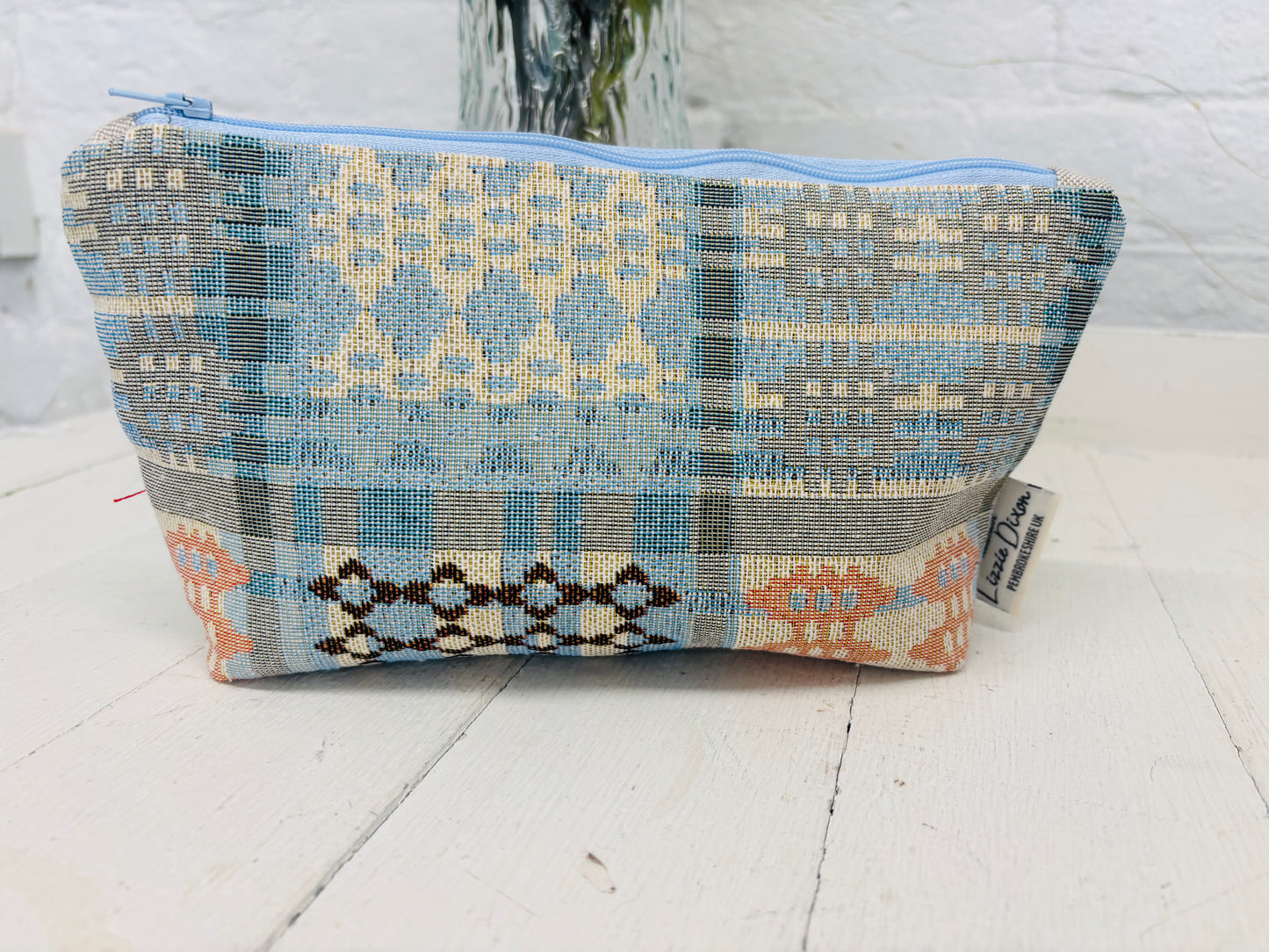 Pastel Welsh Blanket ColoursWash bag\Make up bag