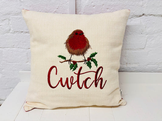 Robin Cwtch Cushion