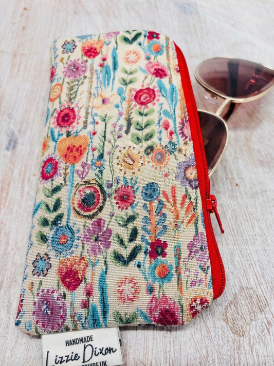 Floral Kew Gardens Glasses Case