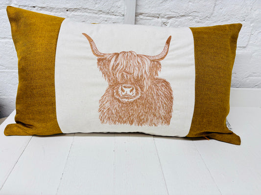 Highland Cow Cushion